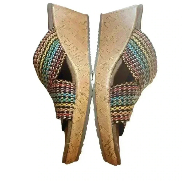 Sketchers Cali Beverlee Delighted Wedge Sandals Size 7 - Picture 3 of 5